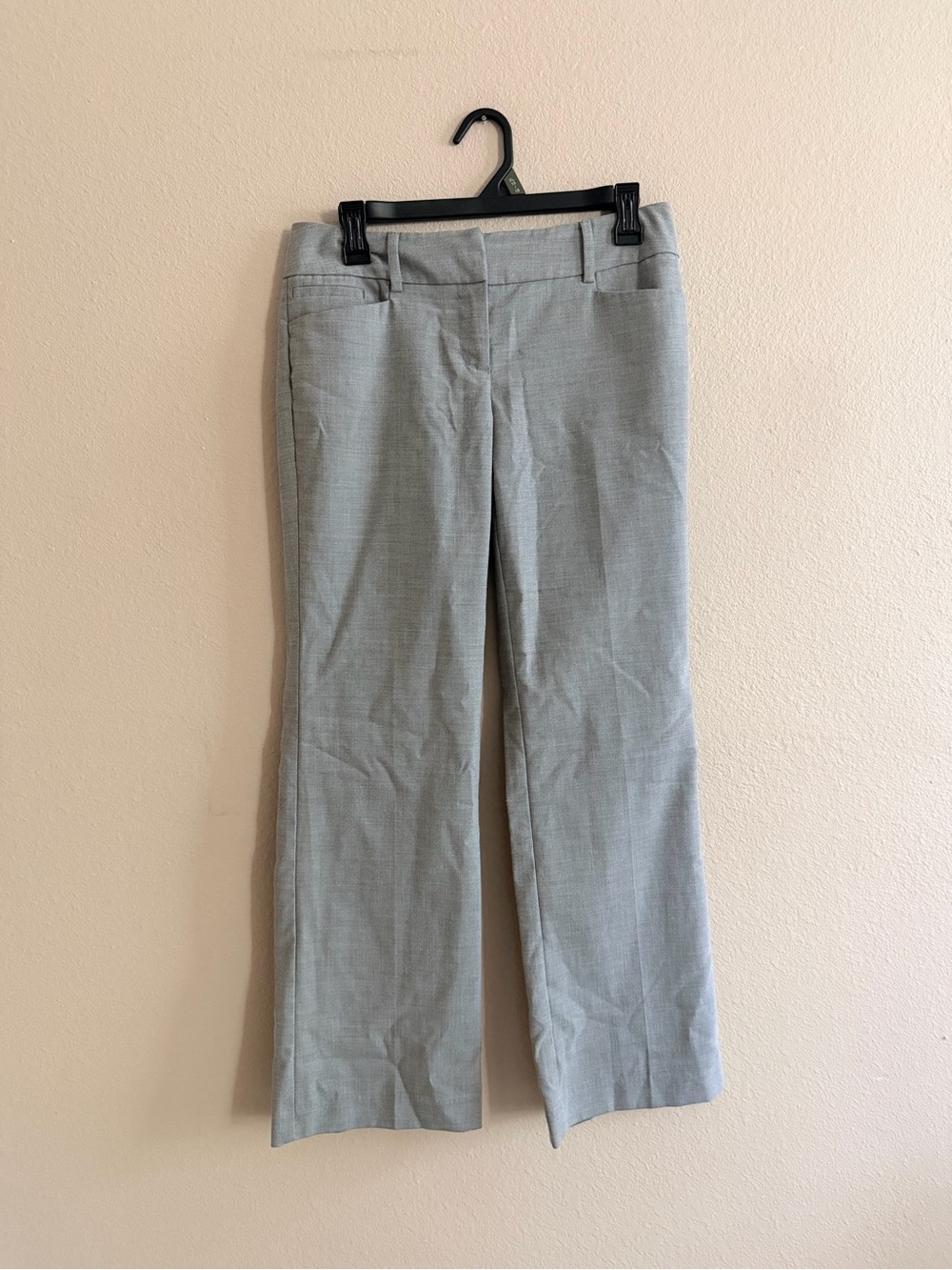 New York & Company Stretch Grey Straight Leg Trouser